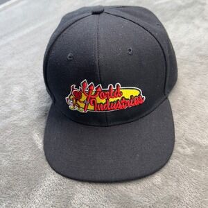 World Industries Flameboy Black Snapback Hat‎ Skate Logo – Style WI-HT14285AQ